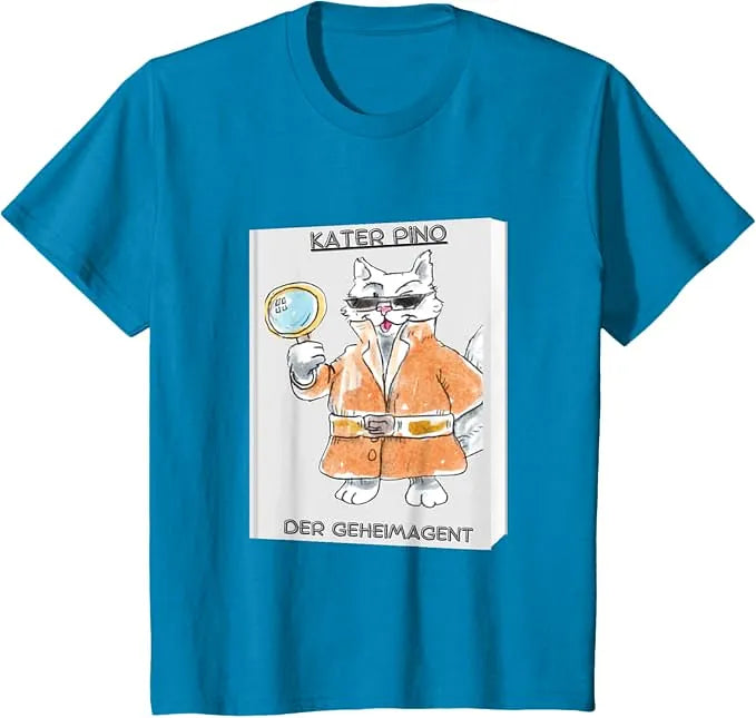 T-Shirts im KCCMShop - passend zu den Titelfiguren der niedlichen Kindergeschichten um Kater Pino
