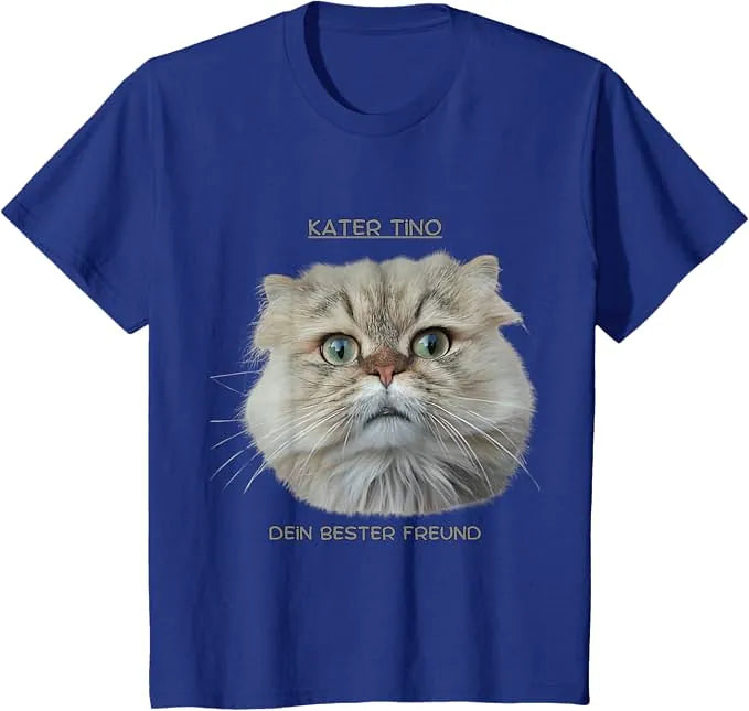 T-Shirts im KCCMShop - passend zu den Titelfiguren in den niedlichen Kinderbüchern Kater Pino