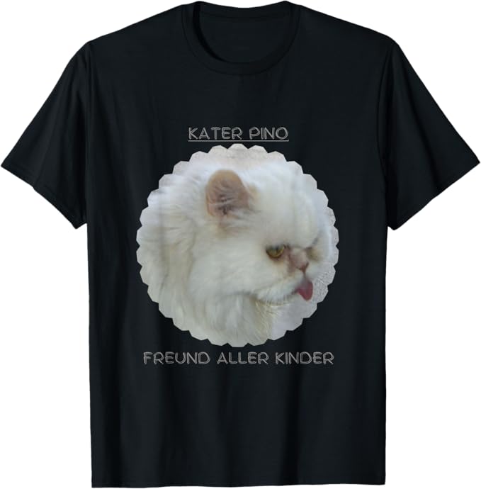 T-Shirts im KCCMShop - passend zu den Titelfiguren der Kindergeschichten Kater Pino