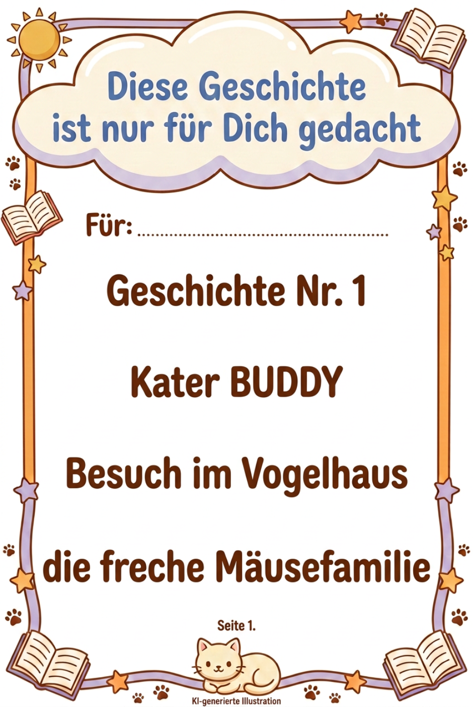 Kater BUDDY - Besuch im Vogelhaus - Die freche Mäusefamilie