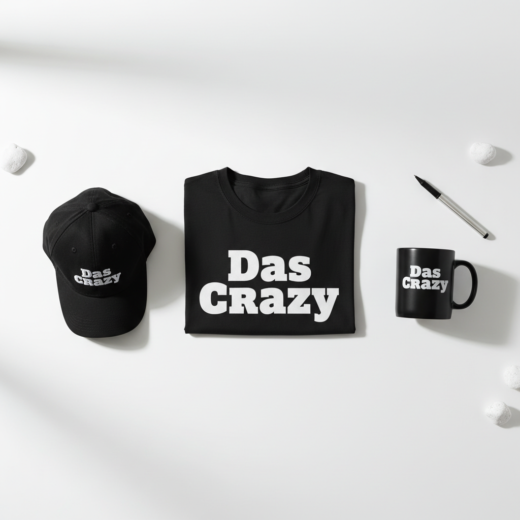 Das CRAZY 7-Tage-Tassen-Set – 7 schwarze Tassen mit Jugendworten SLAY, DIGGA, DAS CRAZY, BESTIE und mehr – Geschenk-Set – KCCMShop"