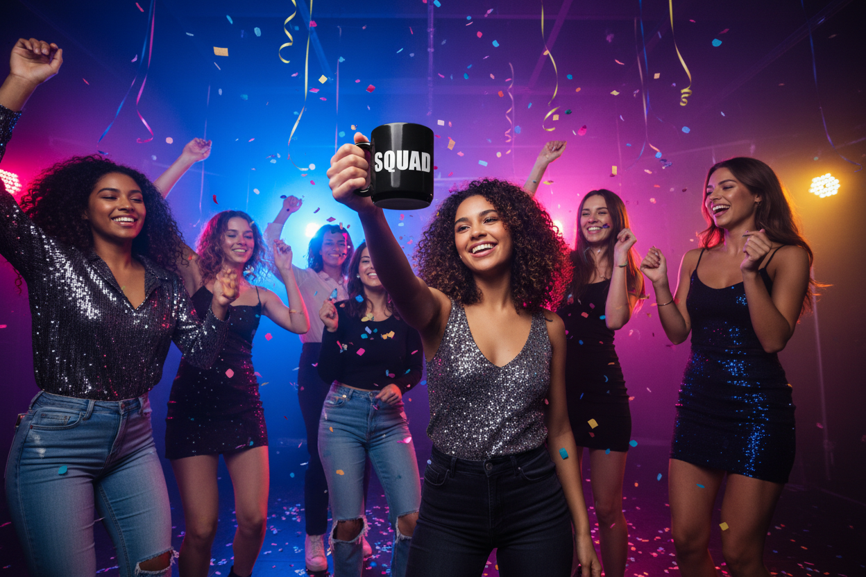 Das CRAZY-Jugendwort-Wochen-Set - 7 Jugendwort-Tassen