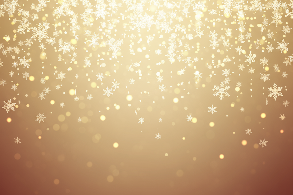 Weihnachtliches Hintergrundbild mit Schneeflocken